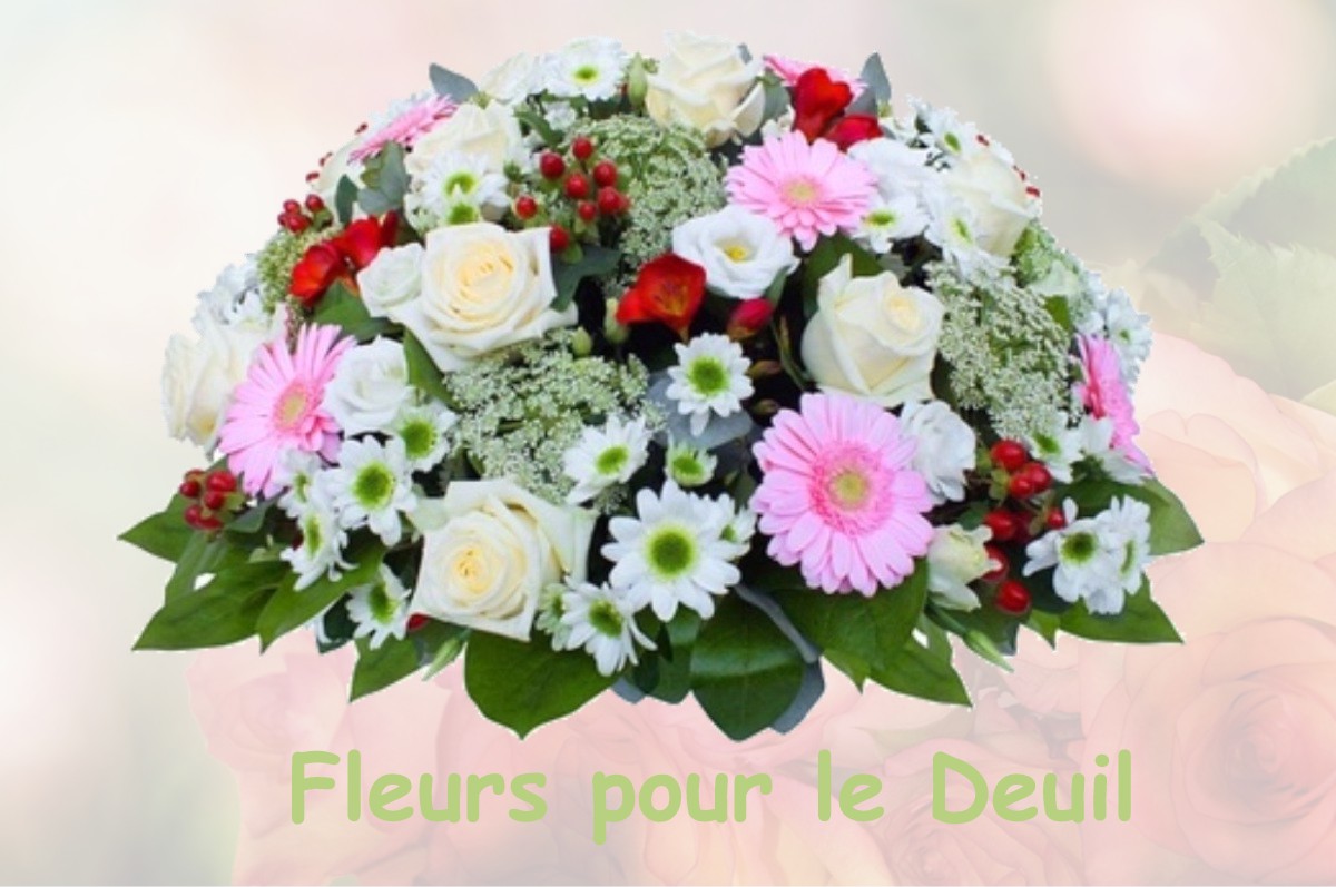 fleurs deuil PLESCOP